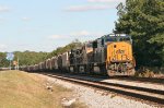 CSX 4573, UP 6448, and NS 9386 wait for green